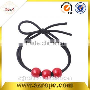 wholesale fashion elastic hair band with ball for girls