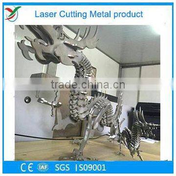 Laser Cutting stainless steel dragon