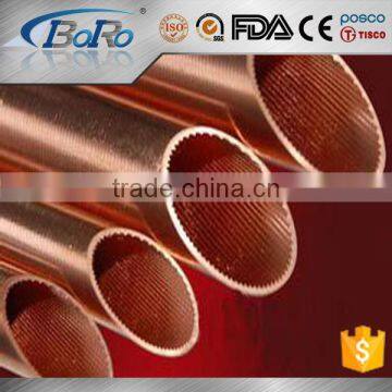 C12200 inner grooved copper tube/pipe for air conditioner refrigeration