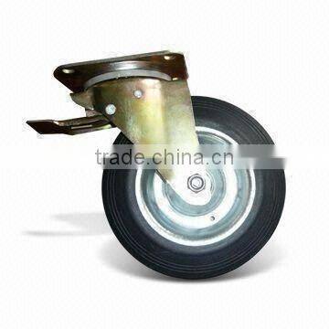 rubber caster wheel