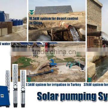 China manufacturer three-phase AC solar water pump submersible pump China