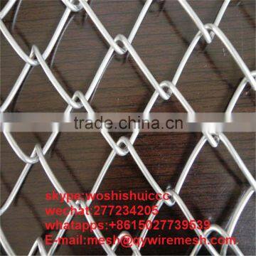 Pvc Coated Chain Link Fence / Electric Galvanized Chain Link Fence / Cheap Bamboo Fencing