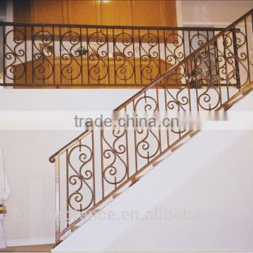 security wrought iron stair rails from China manufacturer