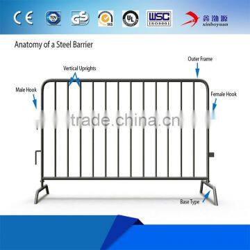 Factory Cheap Price Glavanized 1.1m*2.1m Pedestrian Barriers /Traffic Barrier/Metal Crowd Control Barrier photo-2