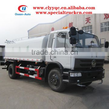 Dongfeng 15000liter or 16000liter diesel engine tractor water tanker truck for sale