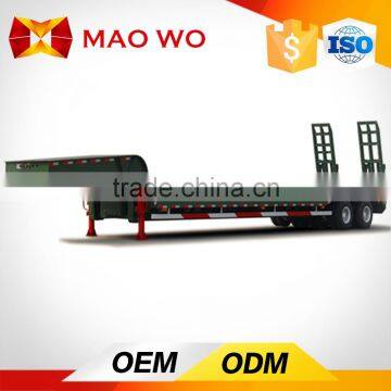 Hot Sale Gooseneck 2 Axle Low Bed Semi Trailer and Heavy Transport Trailer photo-3