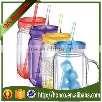 Newest and Fashion Plastic Cup With Straw photo-3
