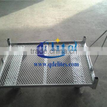 36 flower cart base, expande steel flower carts trolley base, Pulling Plate Mesh Base For Flower Trolley