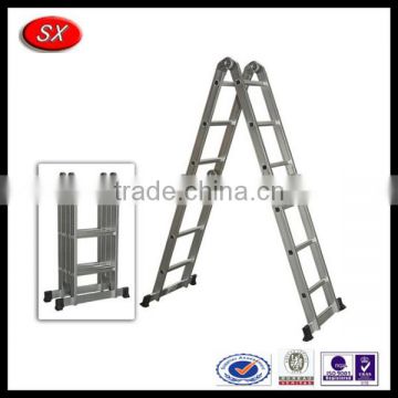 Multi-purpose aluminum folding step ladder made in China