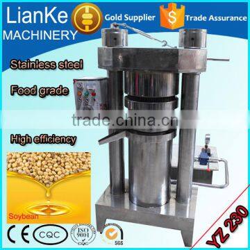 Zimbabwe stainless steel soybean hydraulic oil press machine price