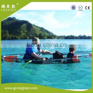 100% PC Plastic Crystal Clear Bottom Transparent Canoe /kayak for Sale photo-5
