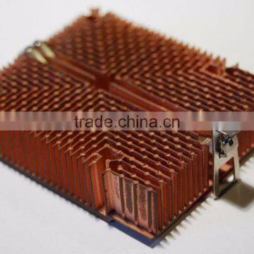 6061-T5 Stamping Aluminum Heat Sink With Heat Pipe photo-4