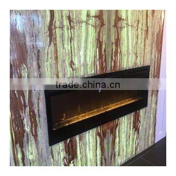 Custome Made BACKLIT ONYX FIREPLACES photo-5