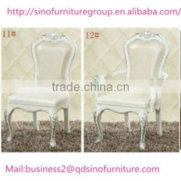 Modern Wood or Stainless Steel Framed Baroque Chair photo-5