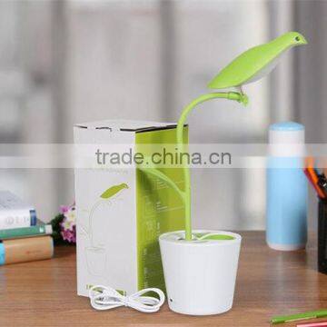 Simple Free Bird Lamp LED Small Table Lamp Bedroom Bedside Foldable USB Rechargeable Lamps photo-5