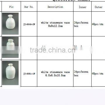 Pure Purple and Red Bud Ceramic Flower Vase ,mini Stoneware Vase photo-4