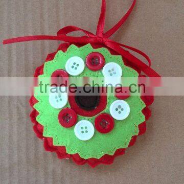 Felt Handmade Christmas Decoration/christmas Ornaments, Round photo-3