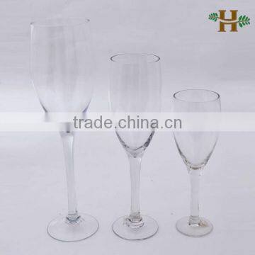 Wholesale Martini Glass Vases Centerpieces,giant Wine Glass Vase