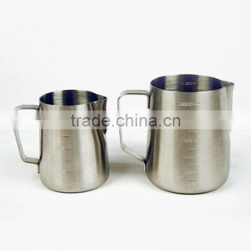 Stainless Steel Milk Pour Pot Cup Mug Frothing Pitcher With Measurements photo-3