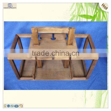 Sale Good Quality Pine Wooden Wine Holder Rack Pack photo-2