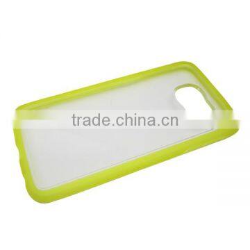 Double Color Transparent 2 in 1TPU+ PC Mobile Phone Back Cover Case for Samsung S6 photo-4