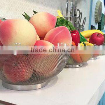 Wholesale Stock Small Order Kitchen Stainless Steel Boult, Storage Basket
