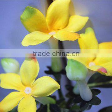 Home garden decoration 32cm long yellow bride vine artificial wedding flowers EXLHT03 0401