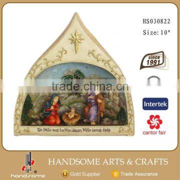 7.5 Inch Resin Home Decor Religious Items Hand Holy Family Statues photo-5