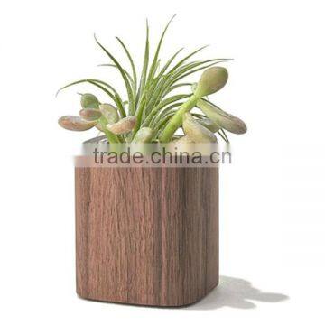 Small Wooden Flower Pot Wooden Wooden Flower Box photo-3