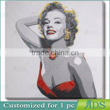 100% Handmade Marilyn Monroe Oil Painting photo-2