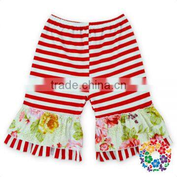 New Top 100 Little Model Girl Shorts Newborn Baby Clothes Children Wear Stripe Icing Shorts Ruffle Shorts photo-2