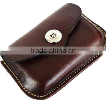 High Quality rfid genuine leather money clip Wallets ,leather card holder.