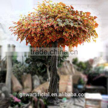 GNW White Artificial Big Maple Trees With White Decorative Tree Branch for Indoor Wedding Decoration photo-4