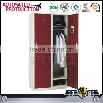 2 Door Steel Lockable Wardrobe Steel Locker Cabinet photo-4