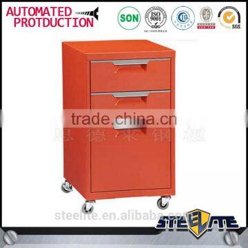 Grey Color Under Desk Small 3 Drawer Mobile Metal File Cabinet on Sale photo-6