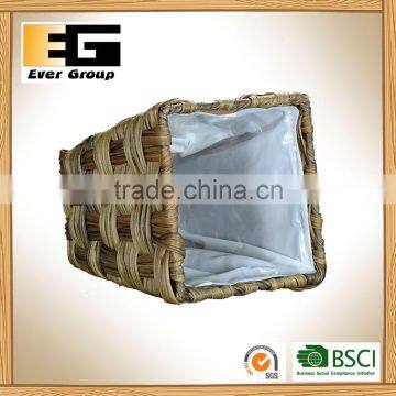 Plastics Rattan Garden Plant With Pvc Lining Square Basket photo-2