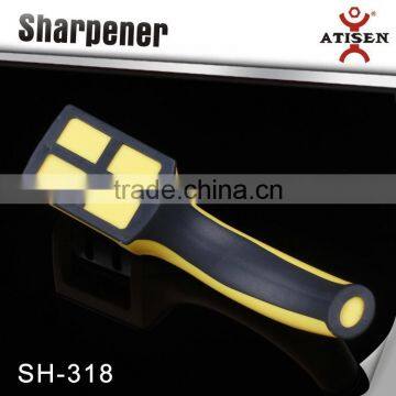 Hot Sale Two Stages (Diamond & Ceramic) Kitchen Knife Sharpener photo-3