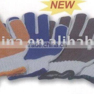 PVC knitted glove
