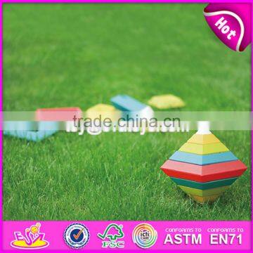 Best Design Classic Geometry Blocks Wooden Baby Learning Shapes W13E065 photo-6