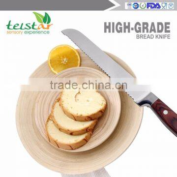 8 "Colour Wood Stainless Steel Knife Kitchen Knife Bread Knife photo-5