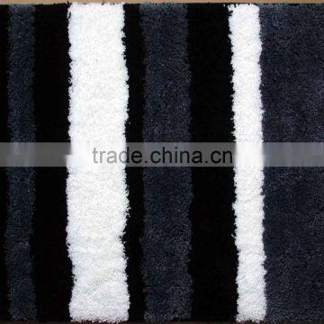 Microfiber antislip bath mat