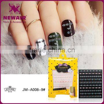 New Air Fashion Customized Body Metal StyleNail Art Stickers