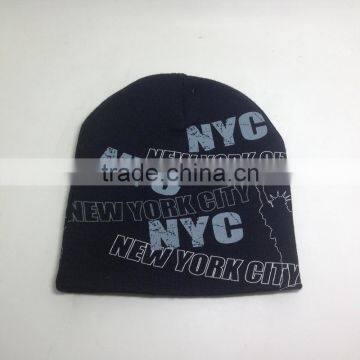 New Design Promotion Beanie Hat Knit Cap Custom Print