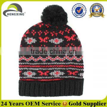 Knit Beanie Ski Personalise Woolly Knitting Pattern Ski Beanie Hat photo-2