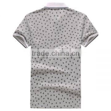 Custom Design All Over Printing Short Sleeve Cotton Mens Polo Shirt Wholesale Softtextile photo-2