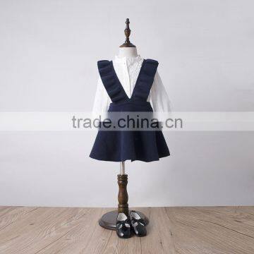 Wholesale Kids Christmas Outfit Knitted Suspender Skirt Overalls photo-2