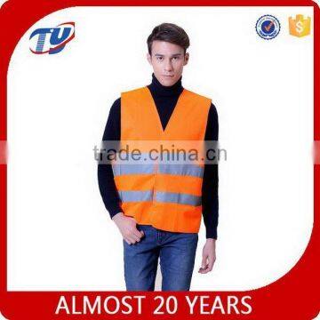 2017 hi-vis high visibility yellow orange reflective safety vest class 2