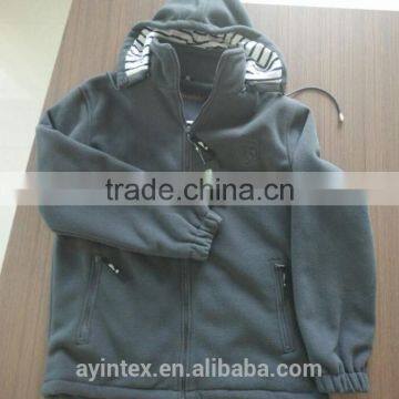 Custom Polar Fleece Jacket With Hood