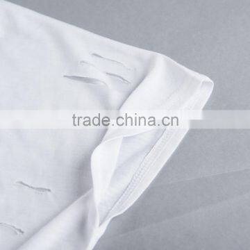 Cap Sleeve Tank Mens Fashion Clothing Destroyed Muscle Tank Top.sublimation Blanks. Print Your Own Design. Real Factor photo-5