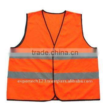 Hi Viz 100% Polyester Florescent Safety Vest